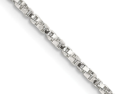 Sterling silver box link chain