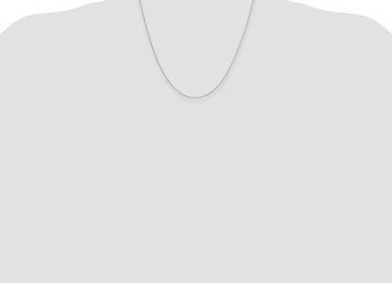 Sterling Silver Rhodium-plated Cable Chain (Style QPE63R-20)