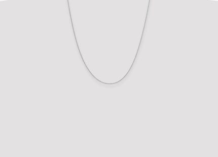 Sterling Silver Rhodium-plated Cable Chain (Style QPE63R-22)