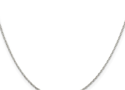 Sterling silver rope link chain, alternate view
