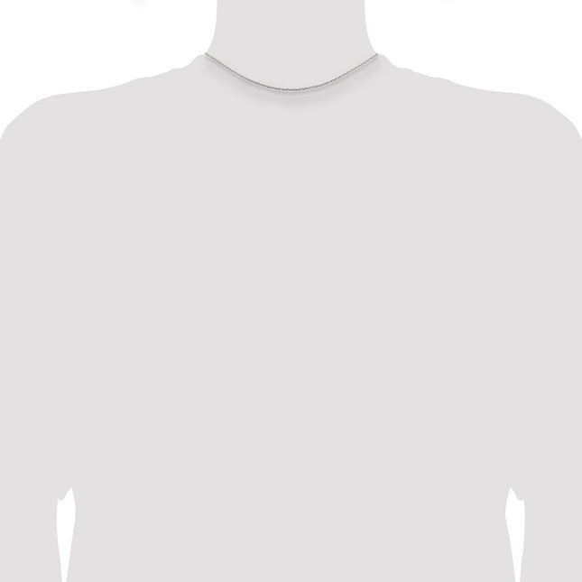 Sterling Silver Loose Rope Chain, 30 x 1.25mm