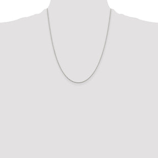 Sterling Silver Loose Rope Chain (Style QPE65-22)