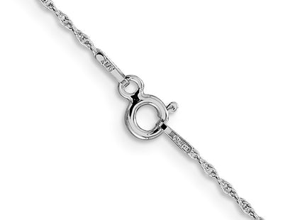 Sterling silver rope link chain, another view