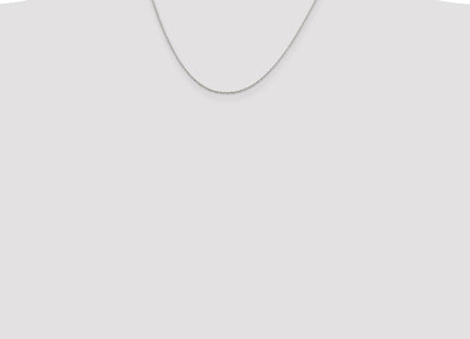 Sterling silver rope link chain, further view