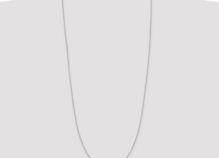 Sterling Silver Diamond-cut Long Link Cable Chain (Style QPE68-30)