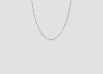 Sterling Silver Diamond-cut Long Link Cable Chain (Style QPE69-22)