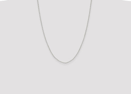 Sterling Silver Diamond-cut Long Link Cable Chain (Style QPE69-24)