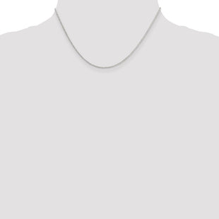 Sterling Silver Diamond-cut Rolo Chain (Style QPE71-16)