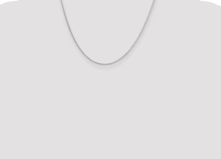 Sterling Silver Diamond-cut Rolo Chain (Style QPE71-18)