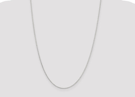 Sterling Silver Diamond-cut Rolo Chain (Style QPE71-24)
