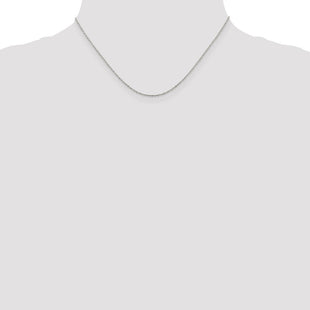 Sterling Silver Flat Link Cable Chain (Style QPE75-16)