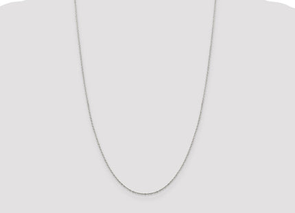 Sterling Silver Flat Link Cable Chain (Style QPE75-24)