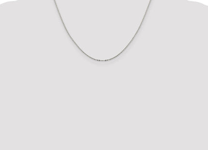Sterling Silver Flat Link Cable Chain (Style QPE76-18)