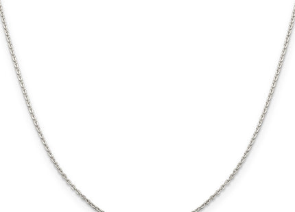 Sterling Silver Flat Link Cable Chain, 16 x 1mm