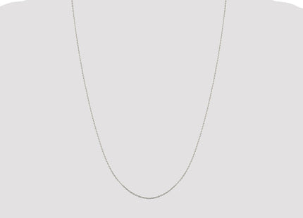 Sterling Silver Flat Link Cable Chain (Style QPE77-24)