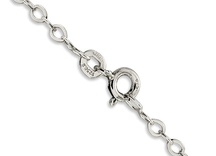 Sterling silver oval chain, another view