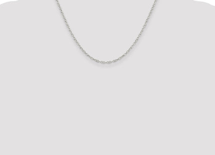 Sterling silver oval chain, additional view