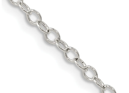 Sterling silver oval chain