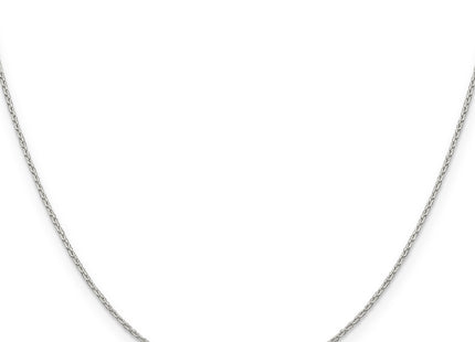 Sterling Silver Diamond-cut Forzantine Cable Chain, 16 x 0.95mm