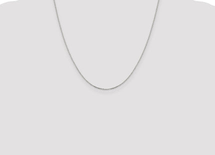 Sterling Silver Diamond-cut Forzantine Cable Chain (Style QPE81-20)