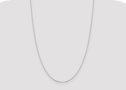 Sterling Silver Diamond-cut Forzantine Cable Chain (Style QPE81-24)