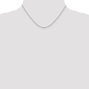 Sterling Silver Diamond-cut Forzantine Cable Chain (Style QPE82-16)