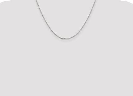 Sterling Silver Diamond-cut Forzantine Cable Chain (Style QPE82-18)