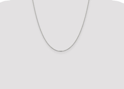 Sterling Silver Diamond-cut Forzantine Cable Chain (Style QPE82-20)