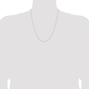 Sterling Silver Forzantine Cable Chain (Style QPE86-22)