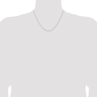 Sterling Silver Forzantine Cable Chain (Style QPE87-18)