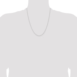 Sterling Silver Forzantine Cable Chain (Style QPE87-22)