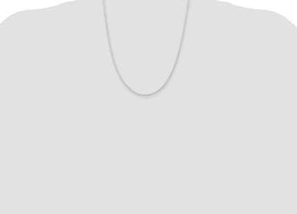 Sterling Silver Diamond-cut Forzantine Cable Chain (Style QPE88-22)