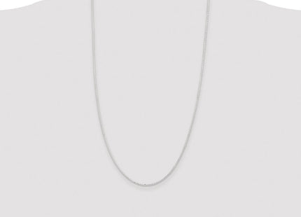 Sterling Silver Diamond-cut Forzantine Cable Chain (Style QPE88-26)