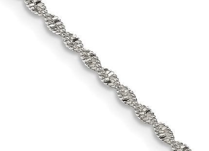 Sterling silver herringbone link chain