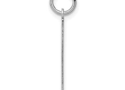 Sterling silver number 1 charm, alternate view