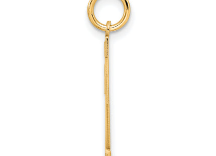 Sterling Silver/Gold-plated Satin Number 22 Charm