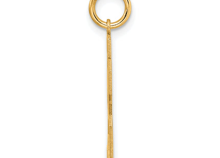 Sterling Silver/Gold-plated Satin Number 23 Charm