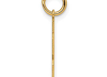 Sterling Silver/Gold-plated Satin Number 33 Charm