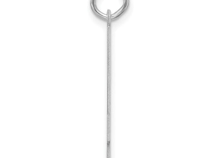 Sterling silver number 4 charm, alternate view