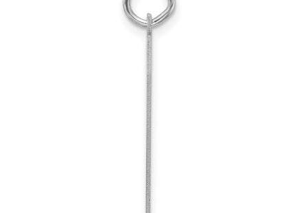 Sterling silver number 7 charm, alternate view