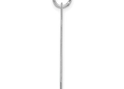 Sterling silver number 99 charm, alternate view