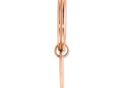 SS/Rose Plated Rings Style QQ115RP - Classique Jewelry Inc.