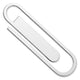 Sterling Silver Paper Clip Shaped Book Mark / Money Clip