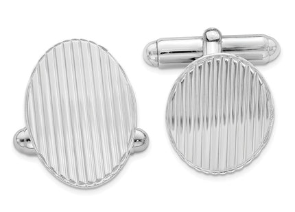 Sterling silver cuff links