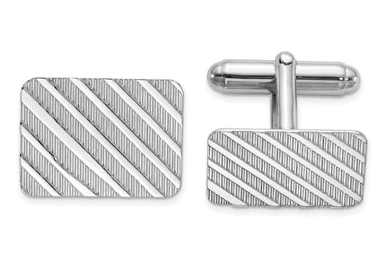 Sterling silver cuff links