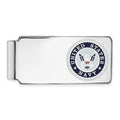 Sterling Silver Rhodium-plated U.S. Navy Money Clip