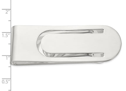 Sterling silver money clip, another view
