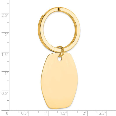 Sterling Silver Gold-plated Key Chain