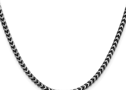 Sterling silver franco link chain, alternate view