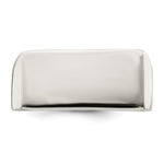 Sterling Silver Closed Back Signet Ring view